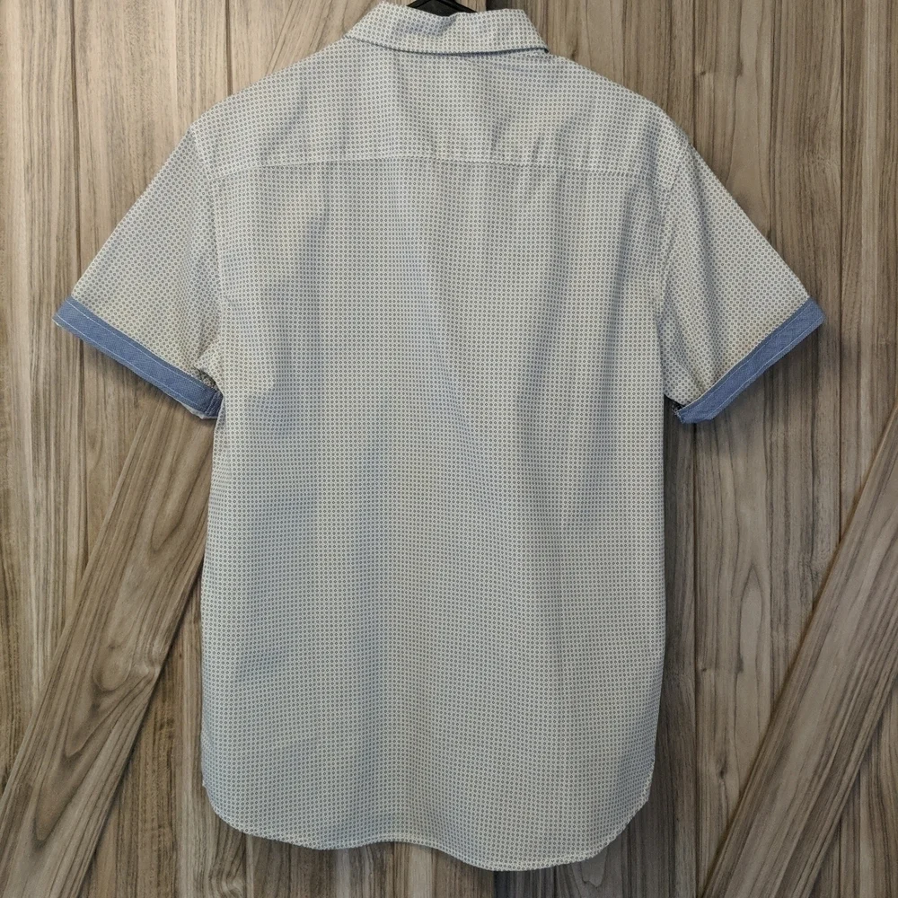 Michael Brandon Men's Short Sleeve Button Down Shirt New Size Medium - Picture 4 of 8
